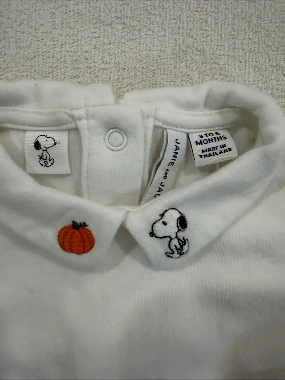 Jannie and jack X peanut pumpkin onesie - 3-6M